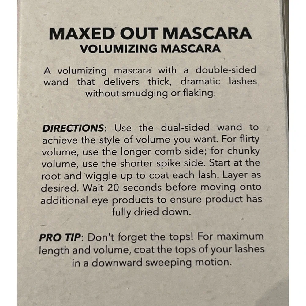 Clover Maxed Out Volumizing Brown Mascara By Clove + Hallow New In Box